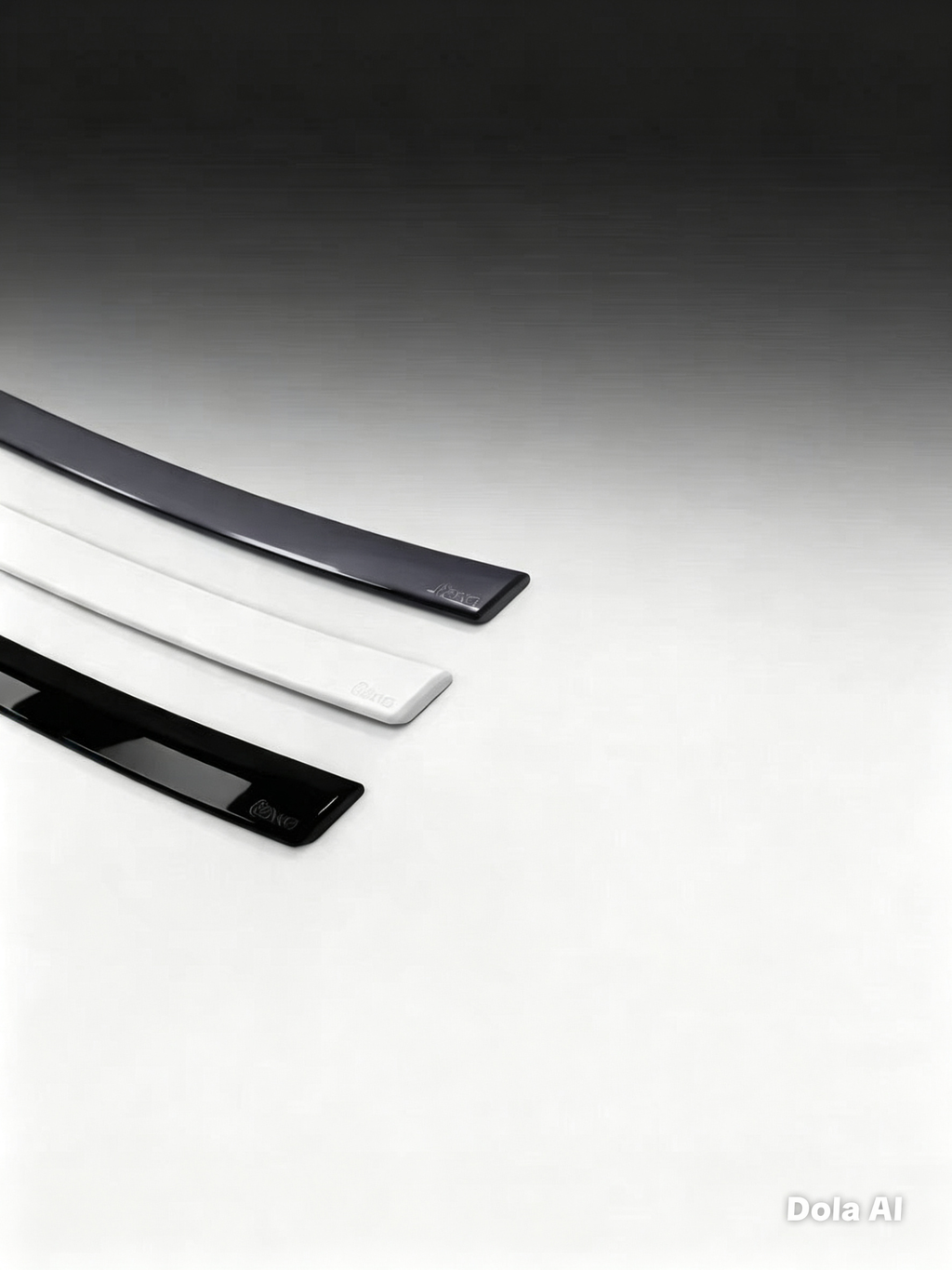 Tesla Model Y Jupiter Front Light Bar Delete Trim Deep Black Metallic
