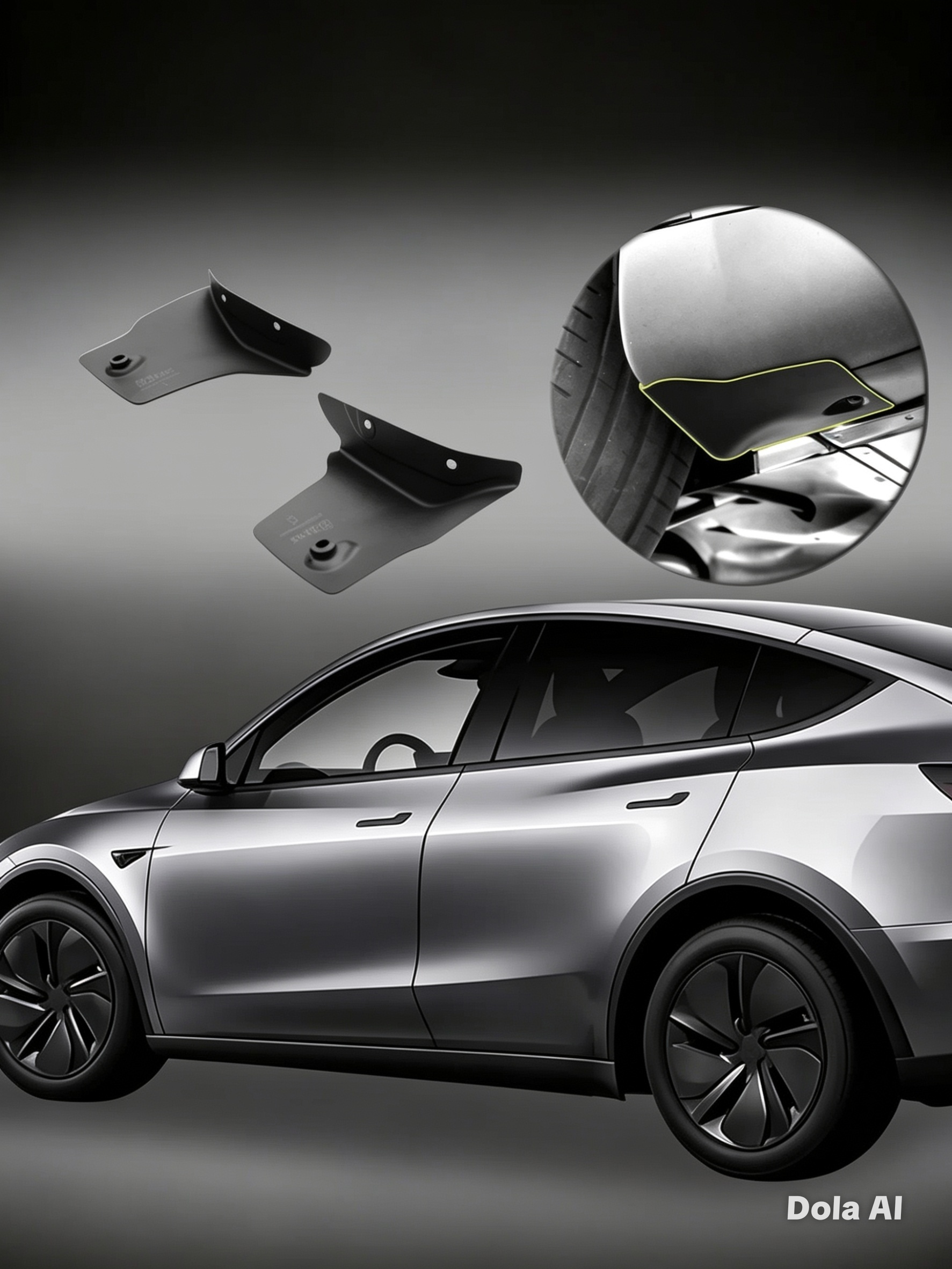 Side Skirt Metal Protection Guards Tesla Model Y L