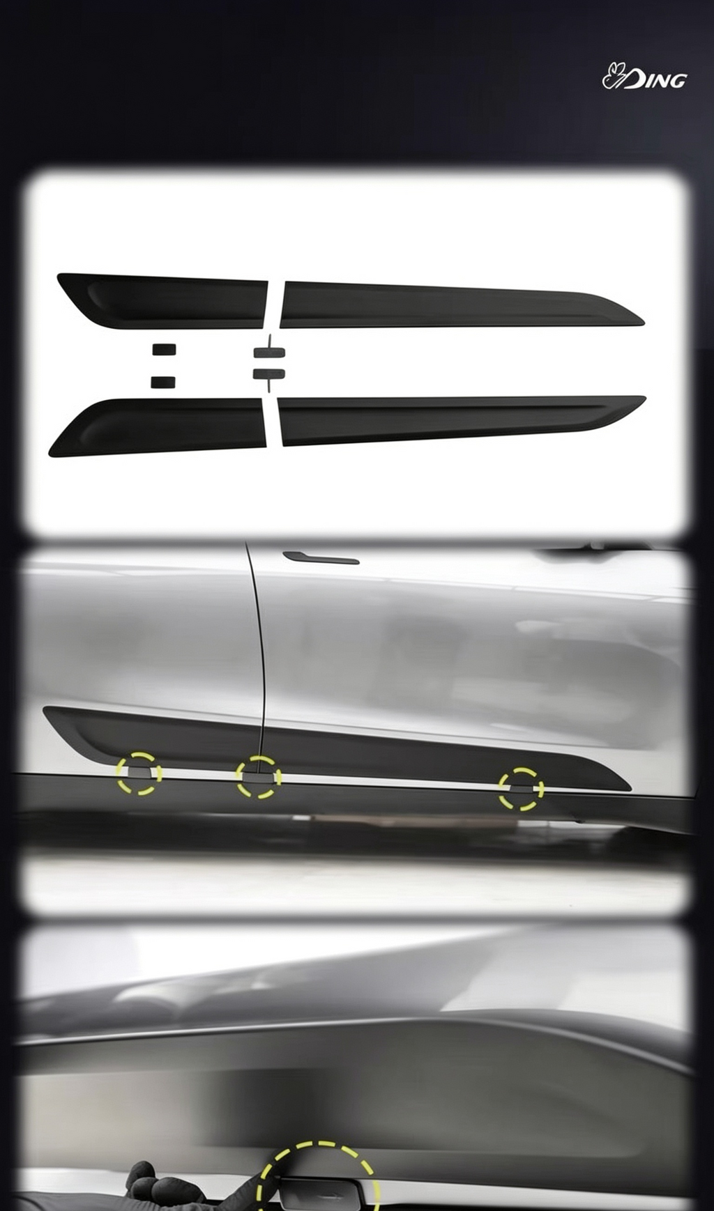 Side Door Protection Guard Panels Tesla Model Y Jupiter