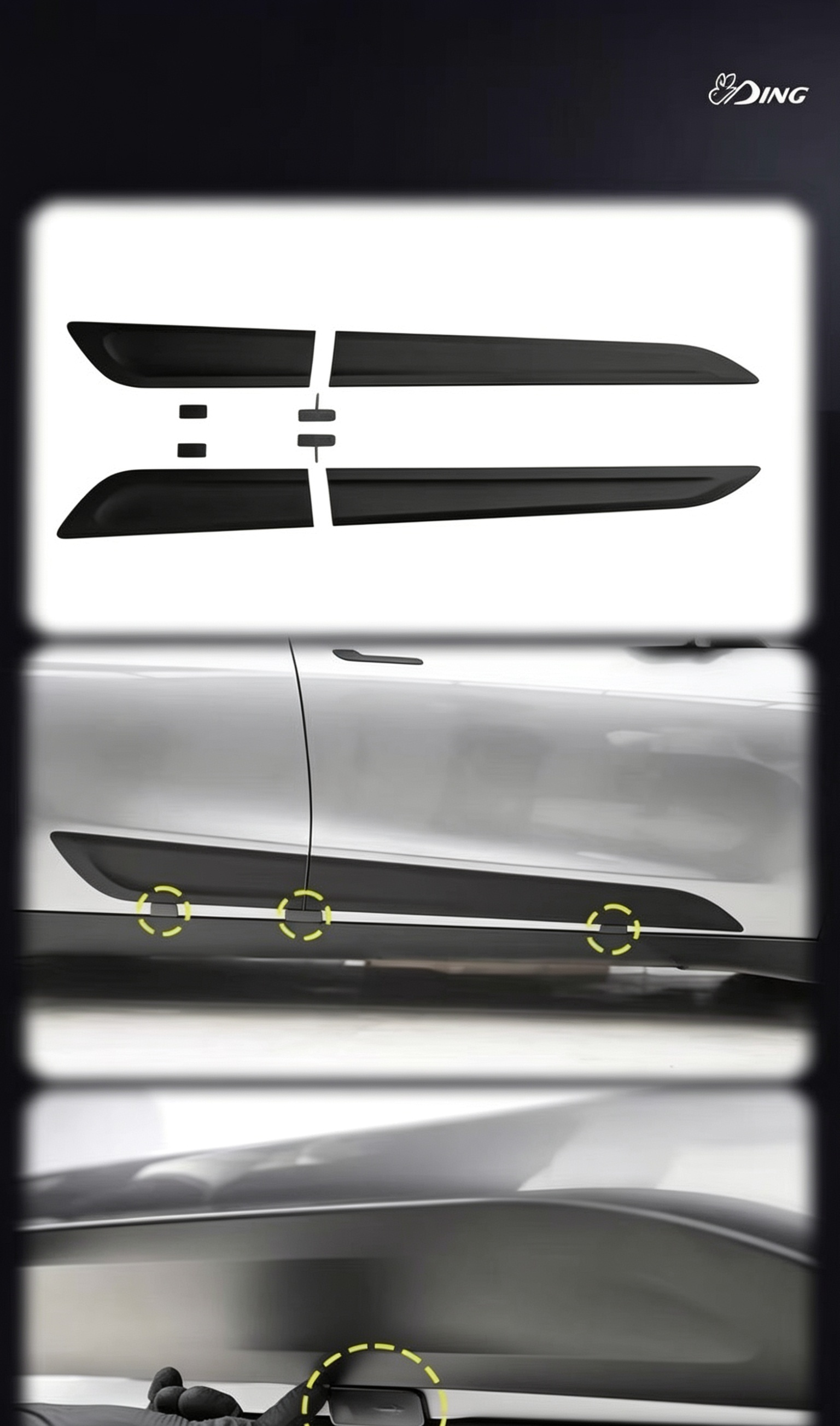 Side Door Protection Guard Panels Tesla Model Y Jupiter