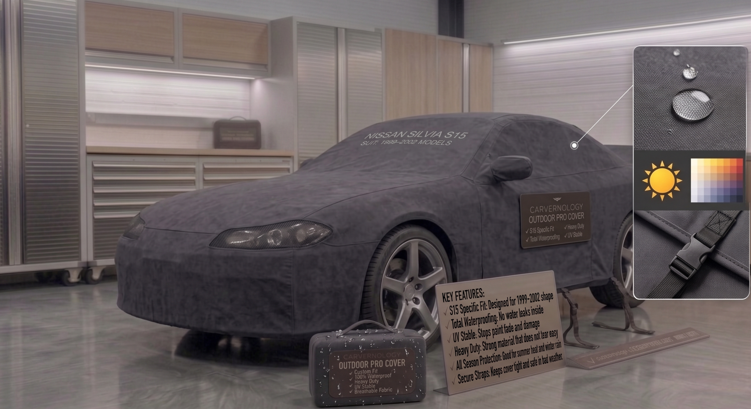 Nissan Silvia S15 – Premium Fit Indoor Cover