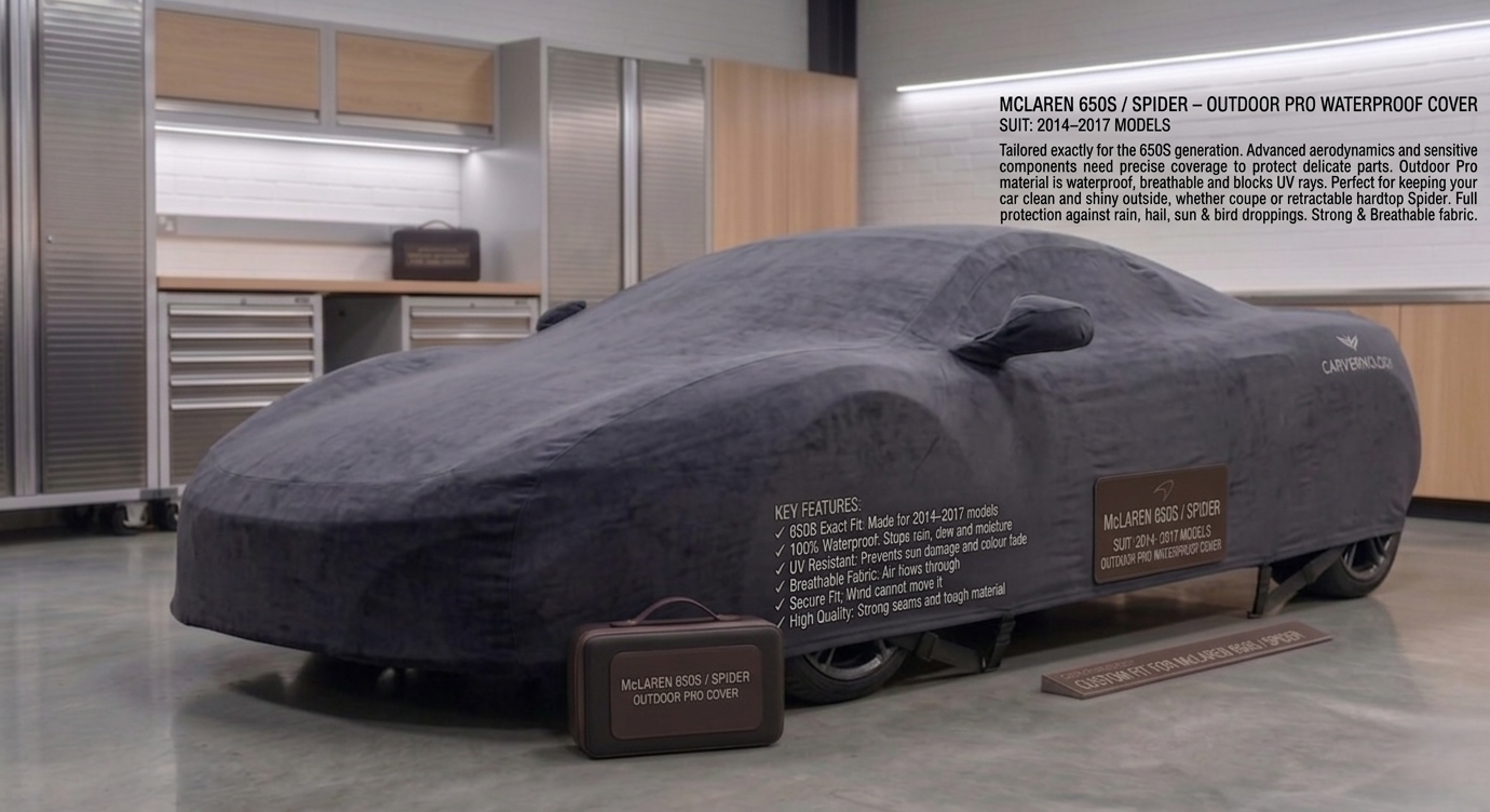 McLaren 650S / Spider – Slim Fit Indoor Fleece Cover