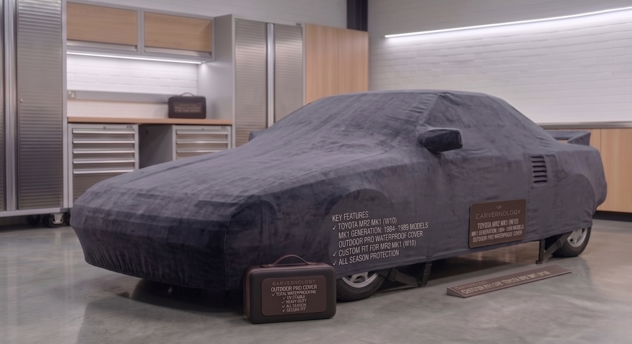 Toyota MR2 MK1 (W10) – Slim Fit Indoor Fleece Cover