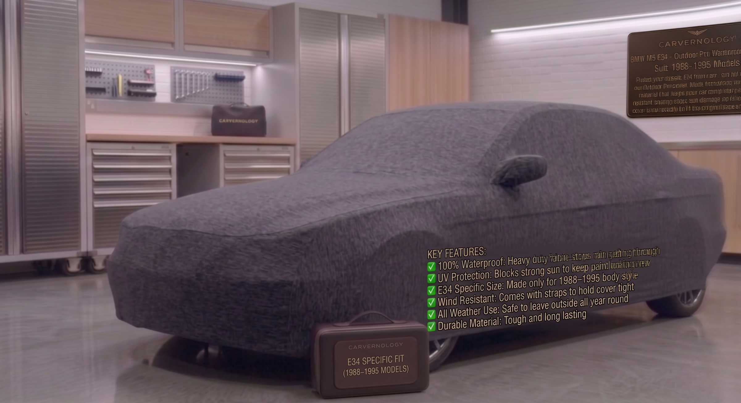 BMW M5 E34 – Outdoor Pro Waterproof Cover