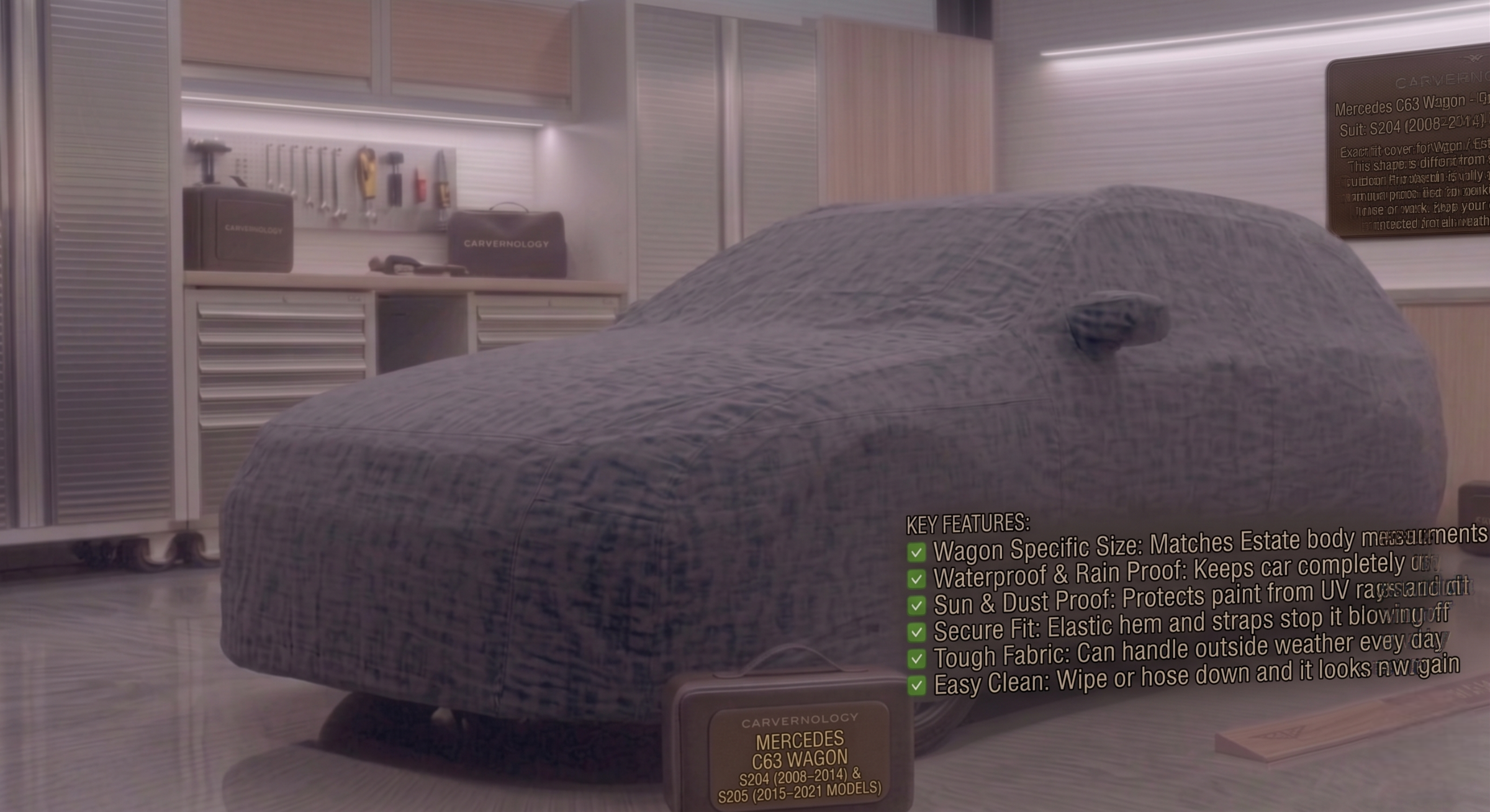 Mercedes C63 Wagon – Slim Fit Indoor Fleece Cover