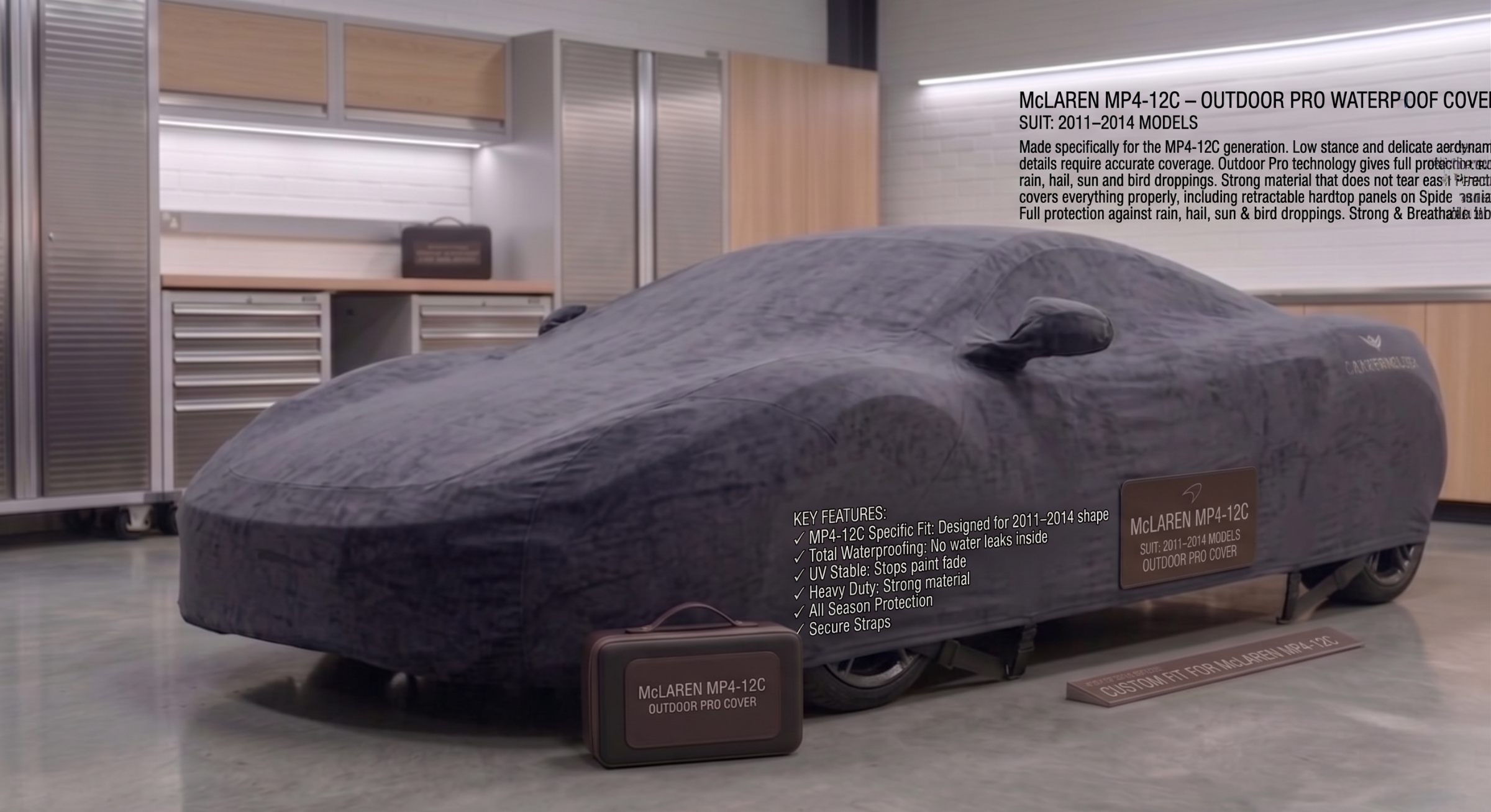 McLaren MP4-12C – Slim Fit Indoor Fleece Cover
