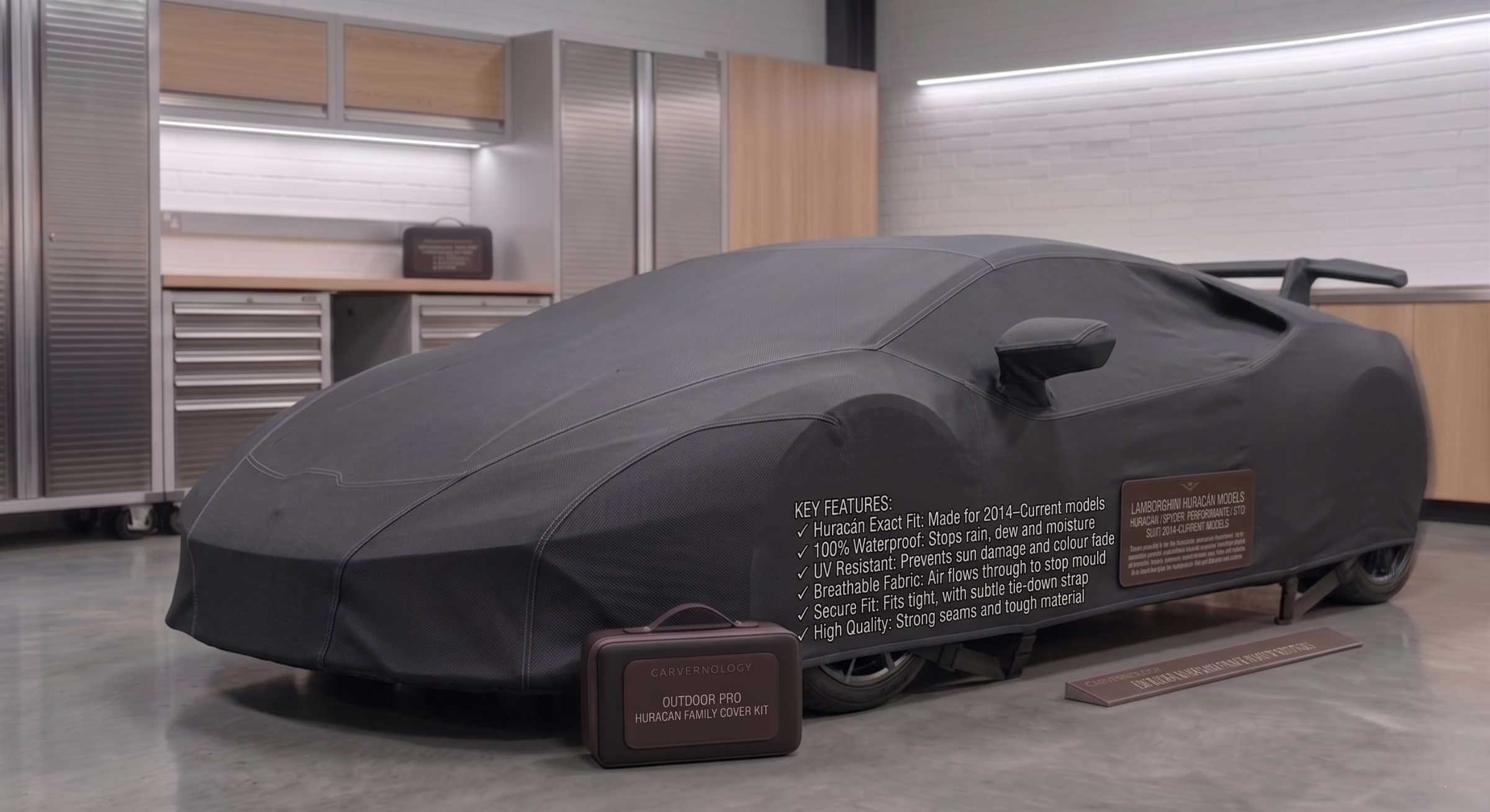 Lamborghini Huracán / Spyder / Performante / STO / Tecnica – Slim Fit Indoor Fleece Cover