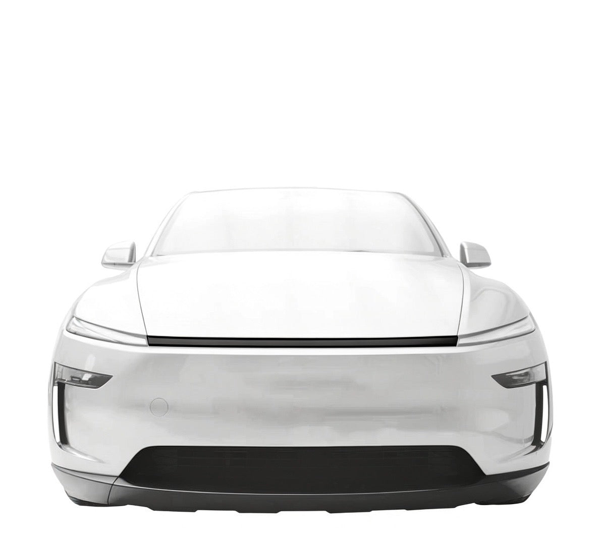 Tesla Model Y Jupiter Front Light Bar Delete Trim Deep Black Metallic